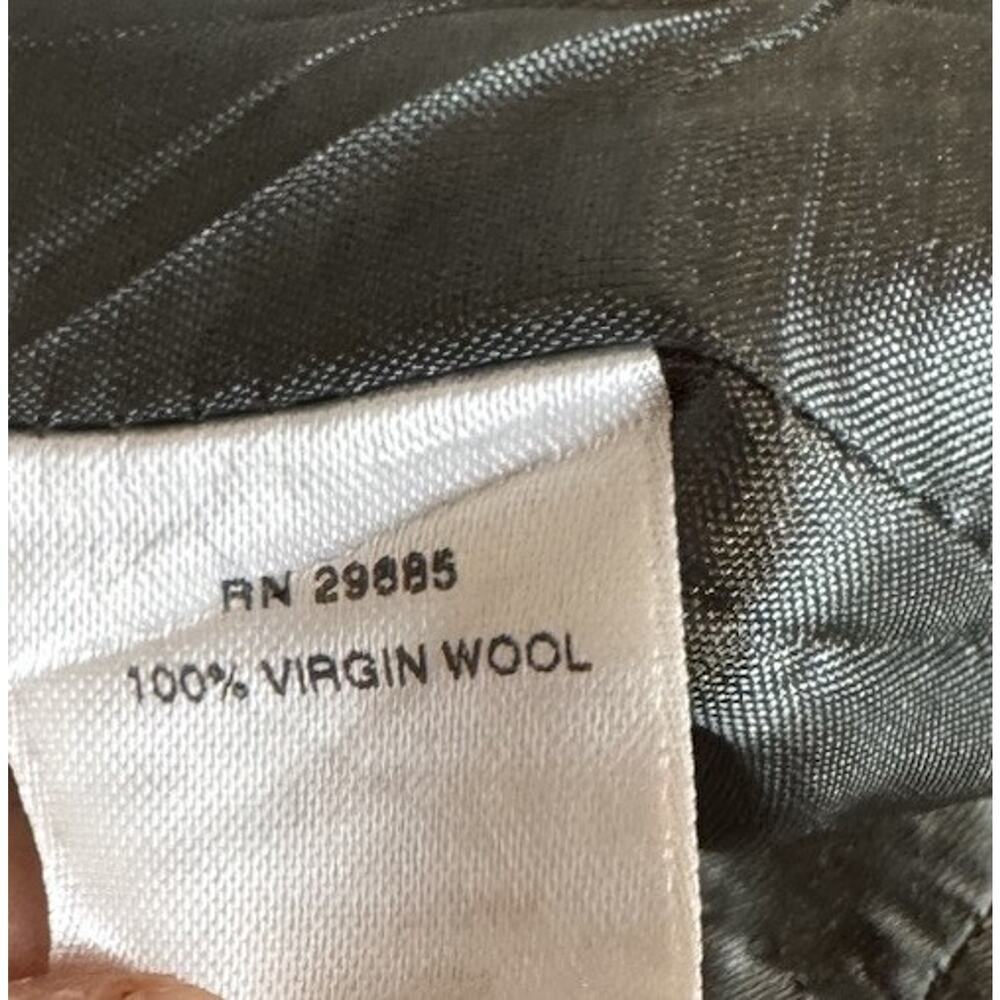 Pendleton Women’s Longline Virgin Wool Light Blue Pea Coat Single Breasted SZ 4 - Picture 6 of 7